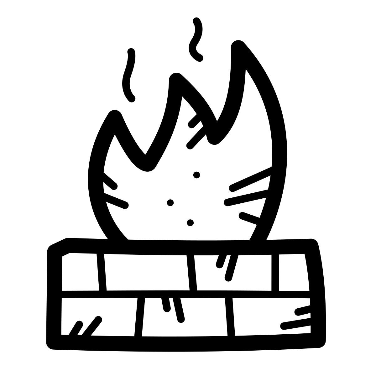 quill style firewall icon