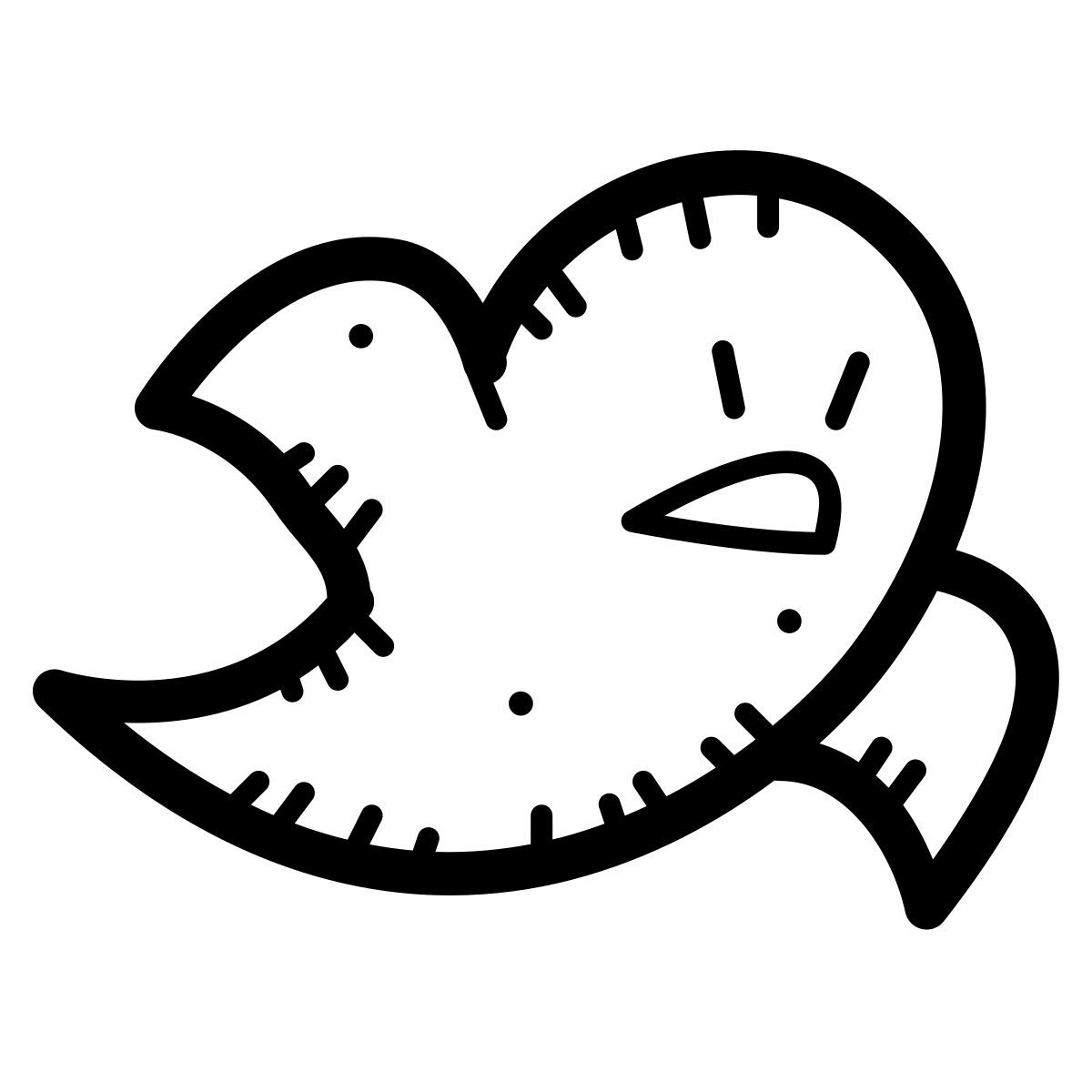 quill style ghost icon