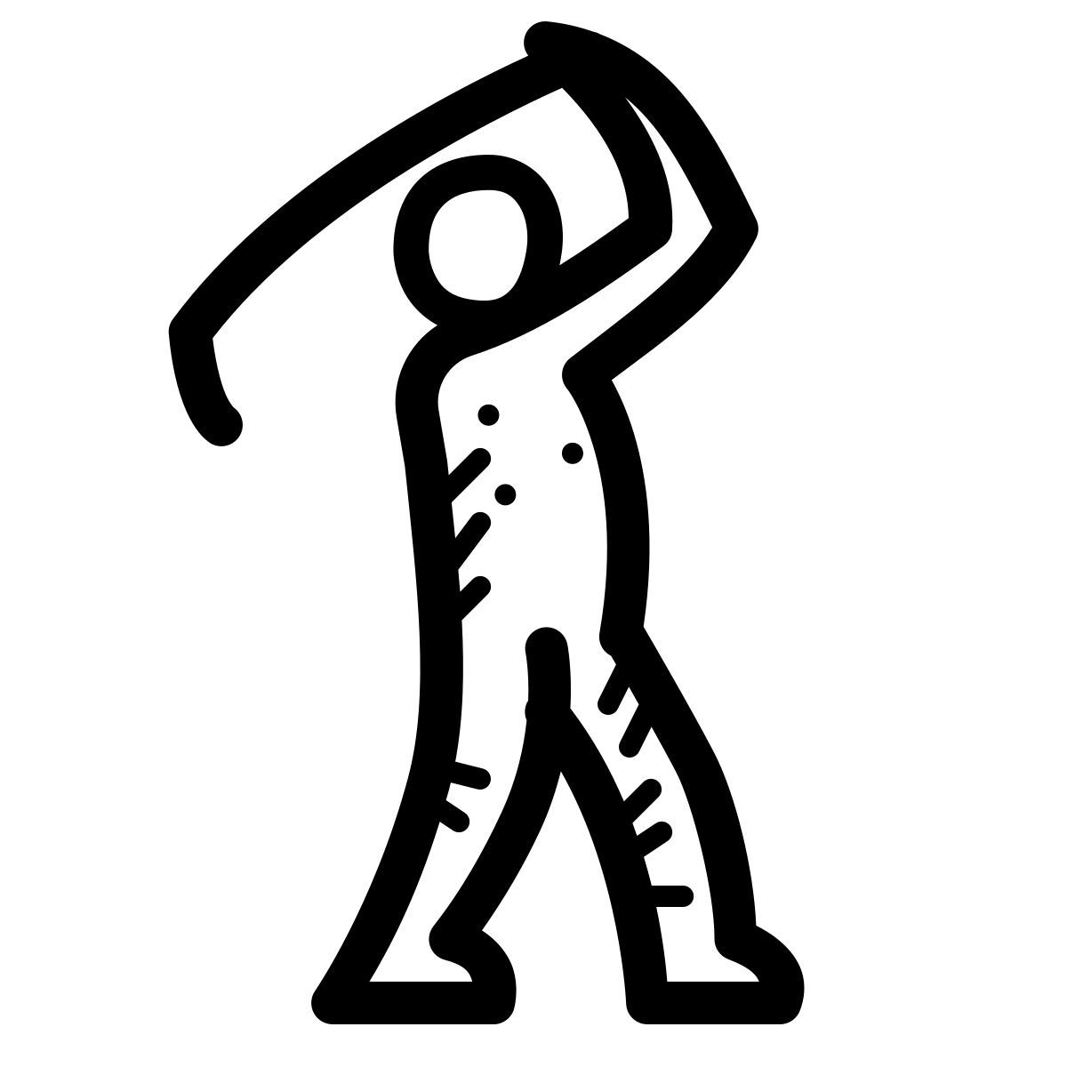 quill style golf icon