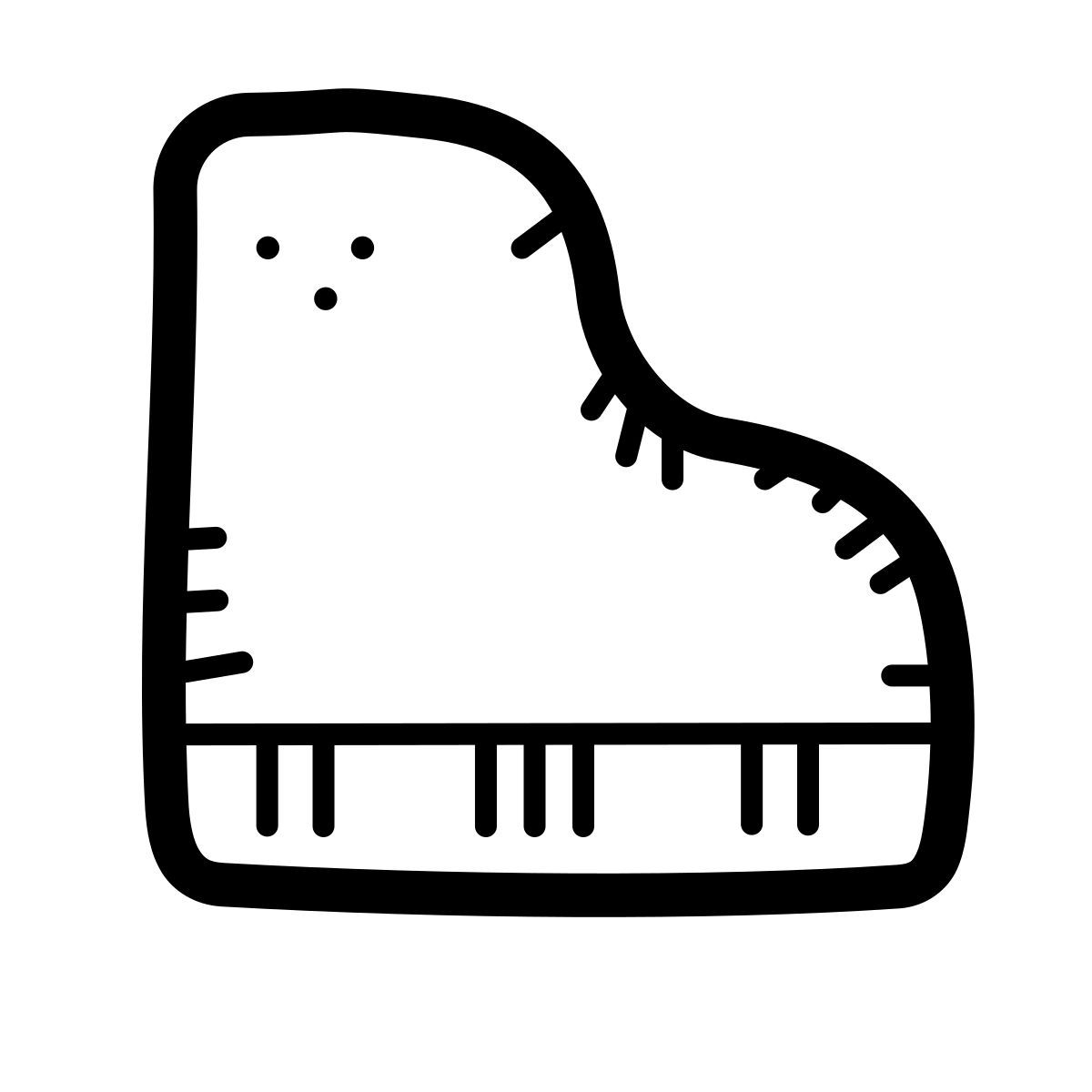 quill style piano de cola icon
