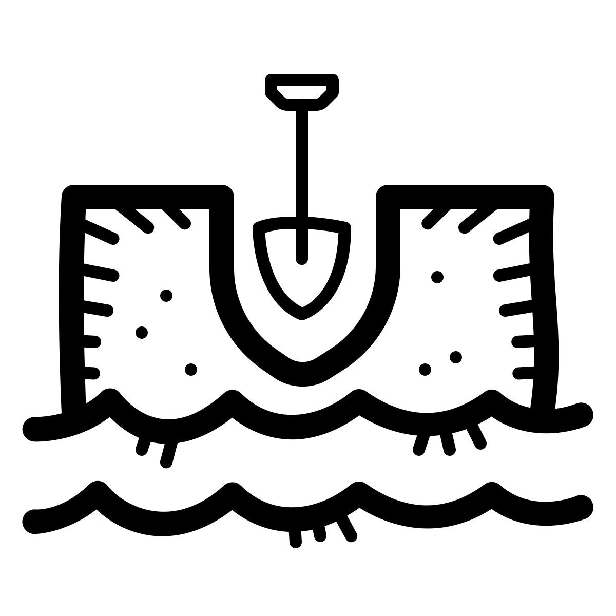 quill style 손으로 판 우물 icon