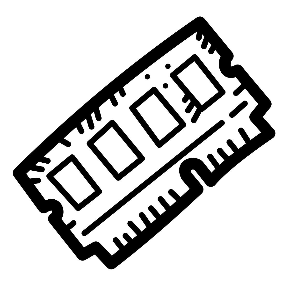 quill style tarjeta de memoria icon