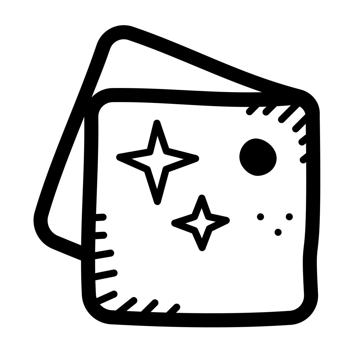 quill style metallfarbe icon