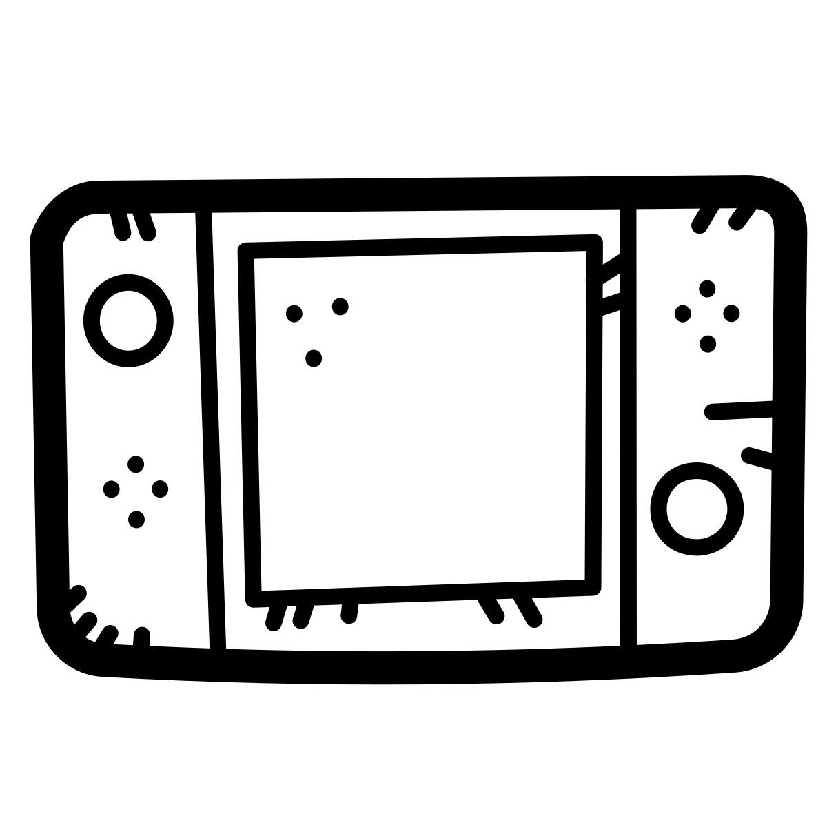 quill style nintendo switch handheld icon