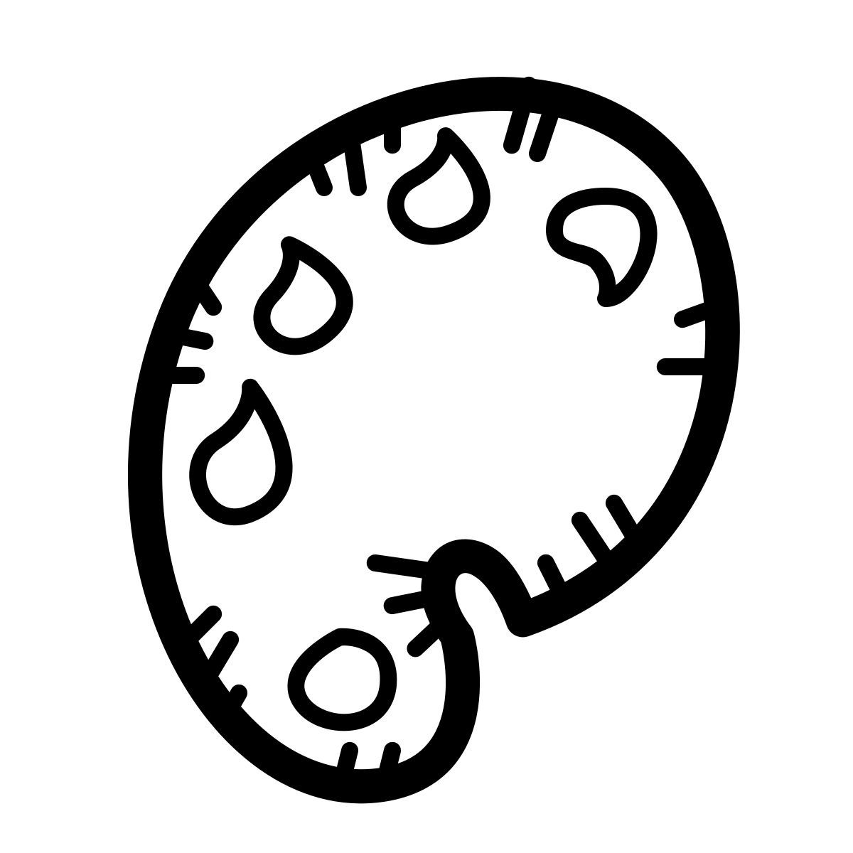 quill style paleta de pintura icon