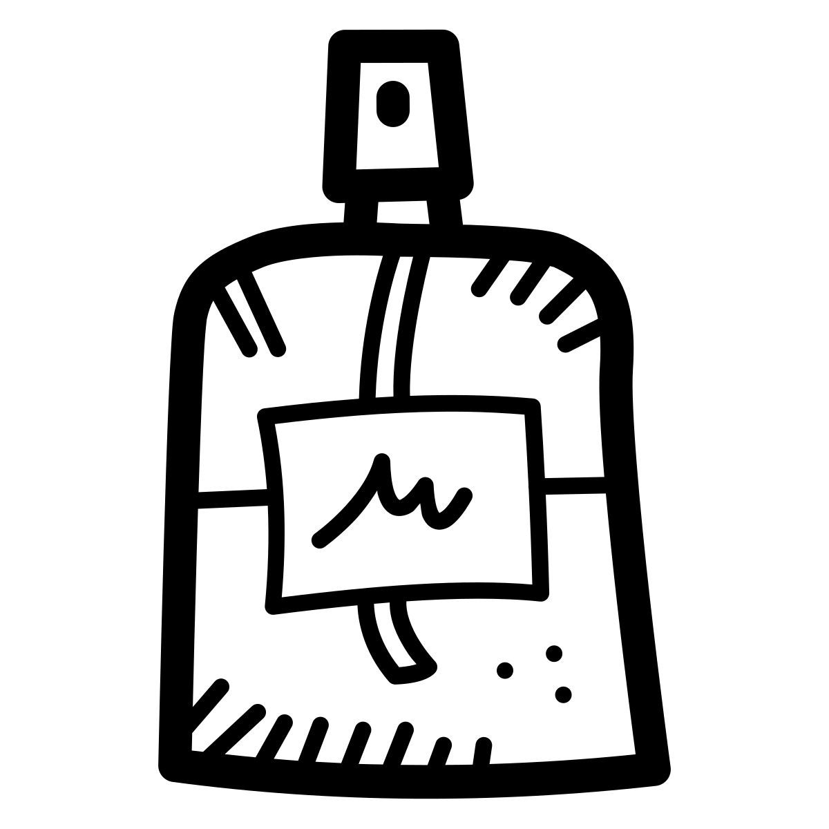 quill style botella de perfume icon