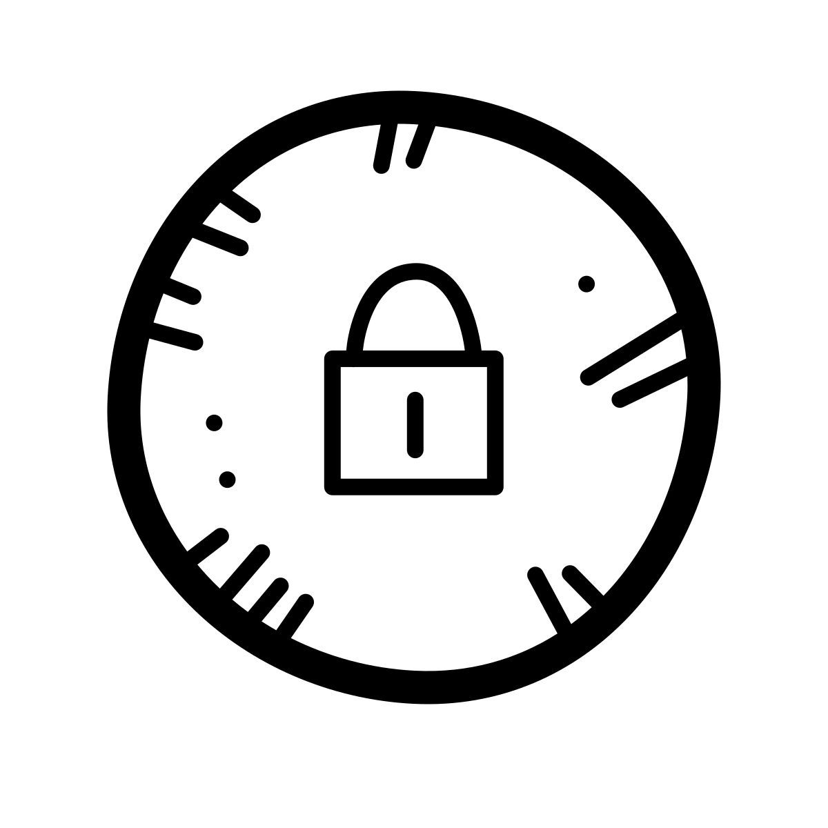 quill style secure icon