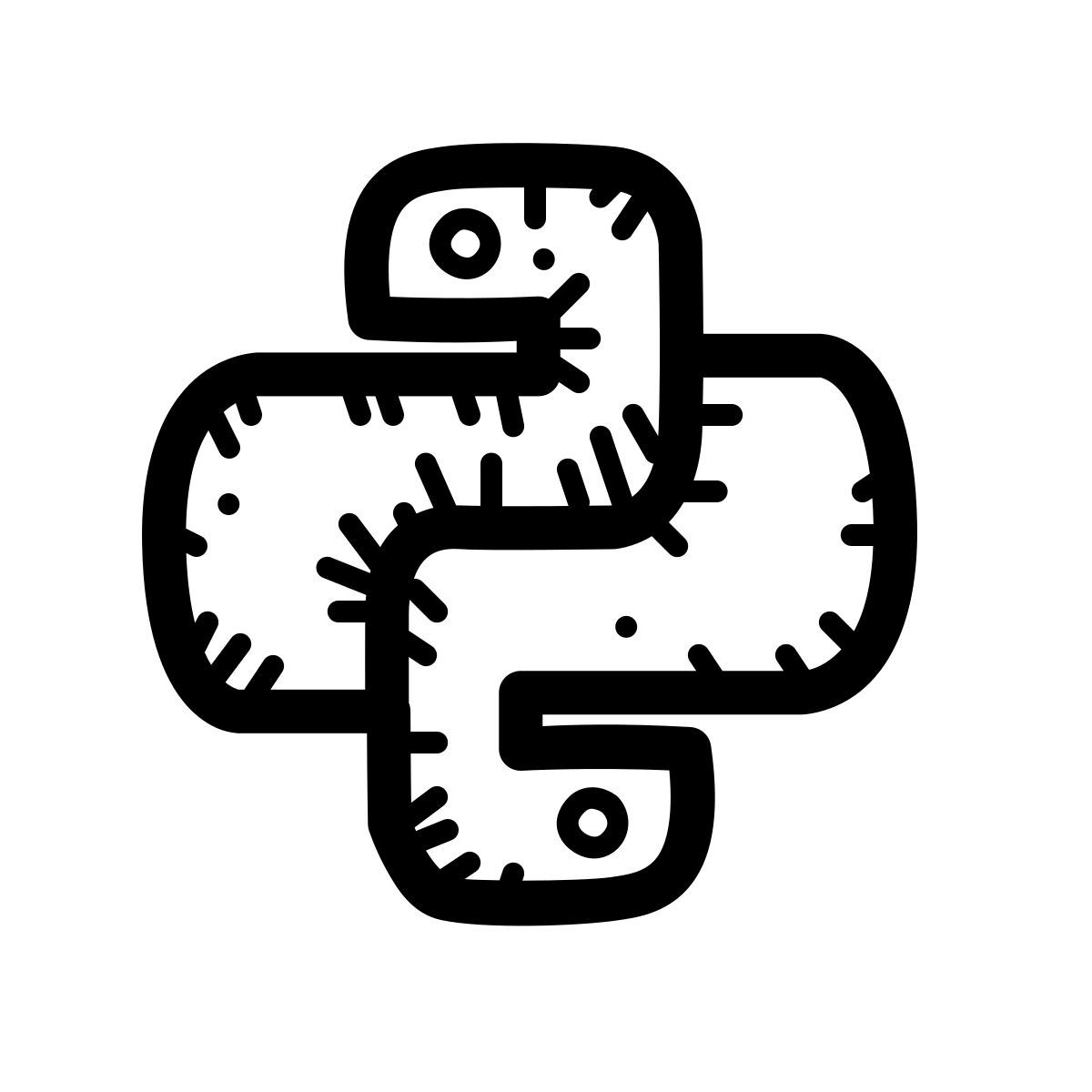 quill style python icon