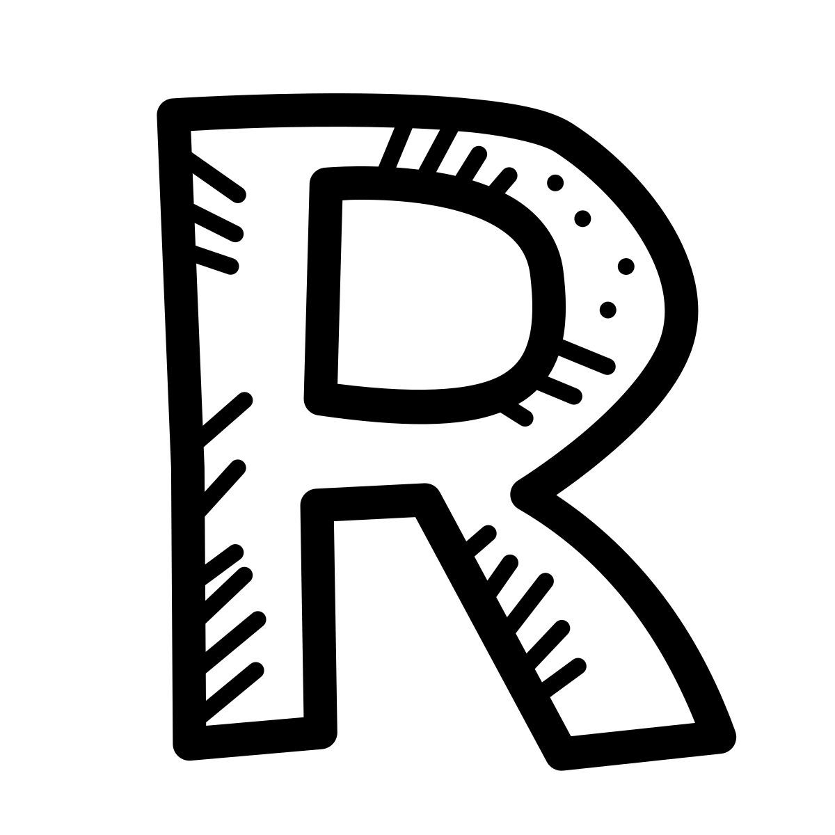 quill style r icon