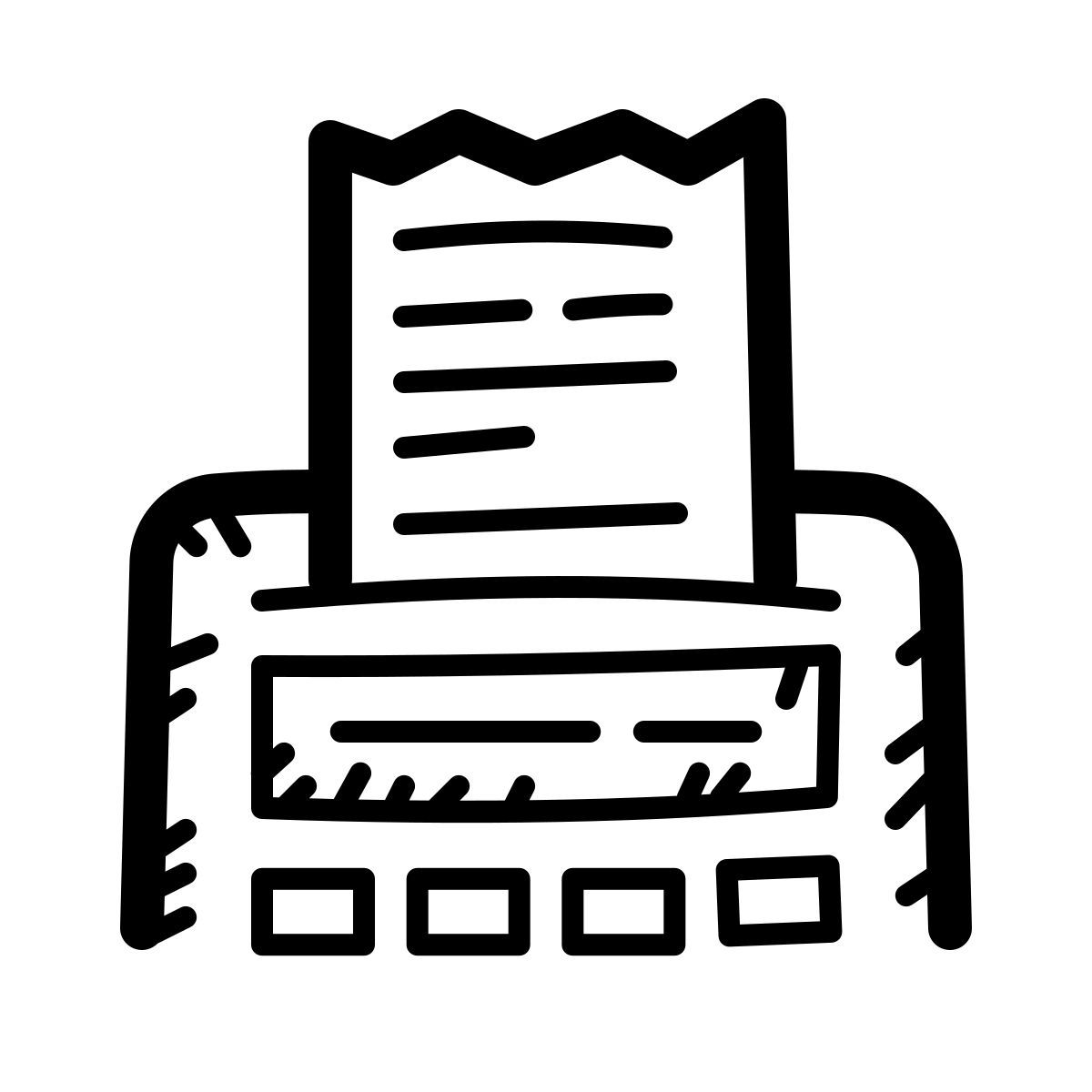 quill style rechnung icon