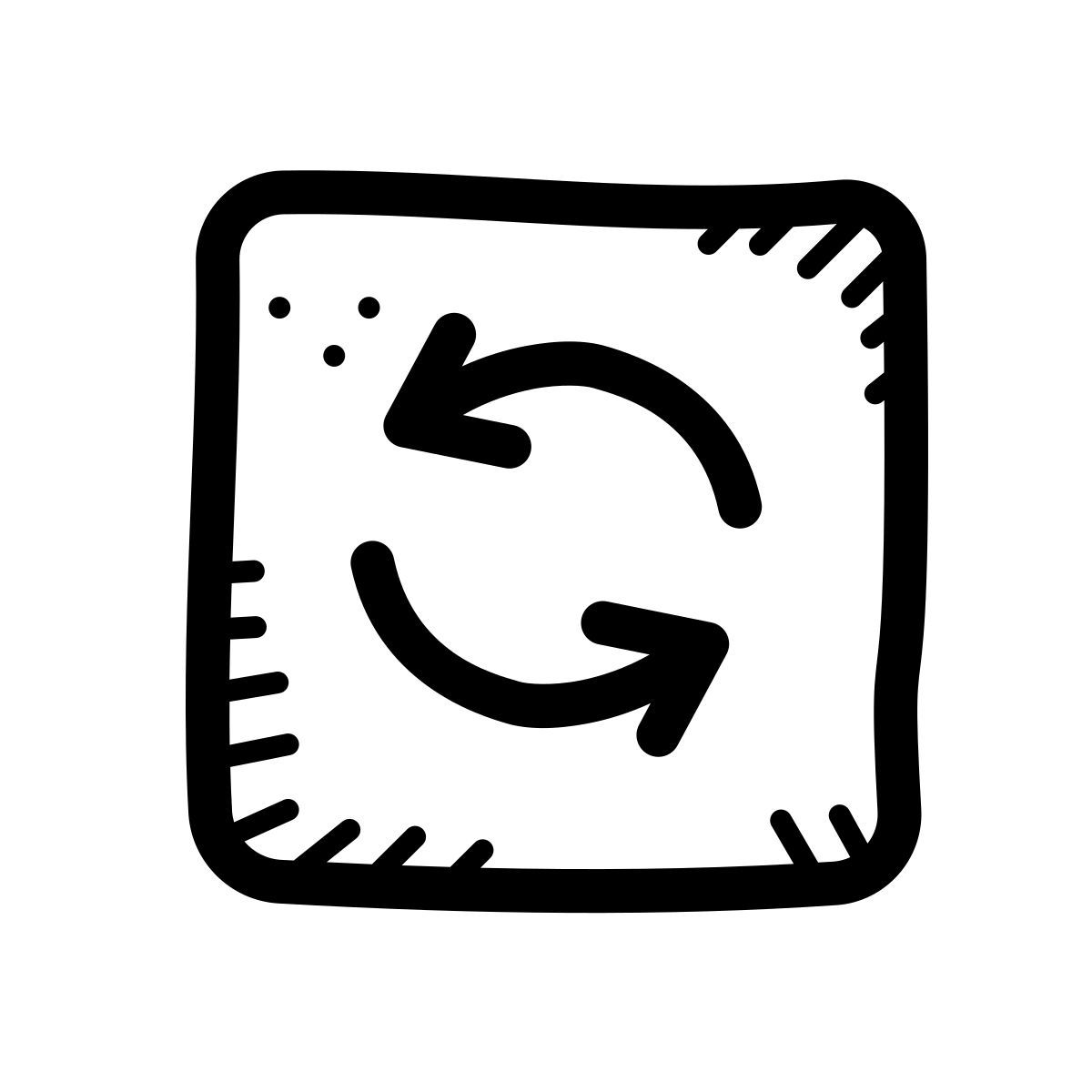 quill style refresh icon