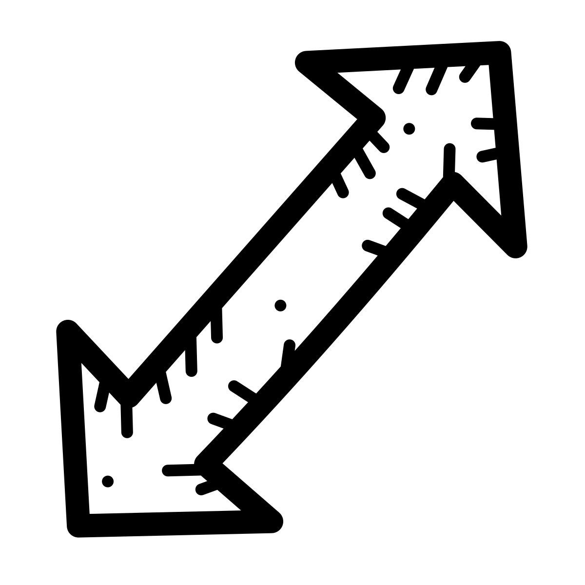 quill style cambiar tamaño diagonal icon