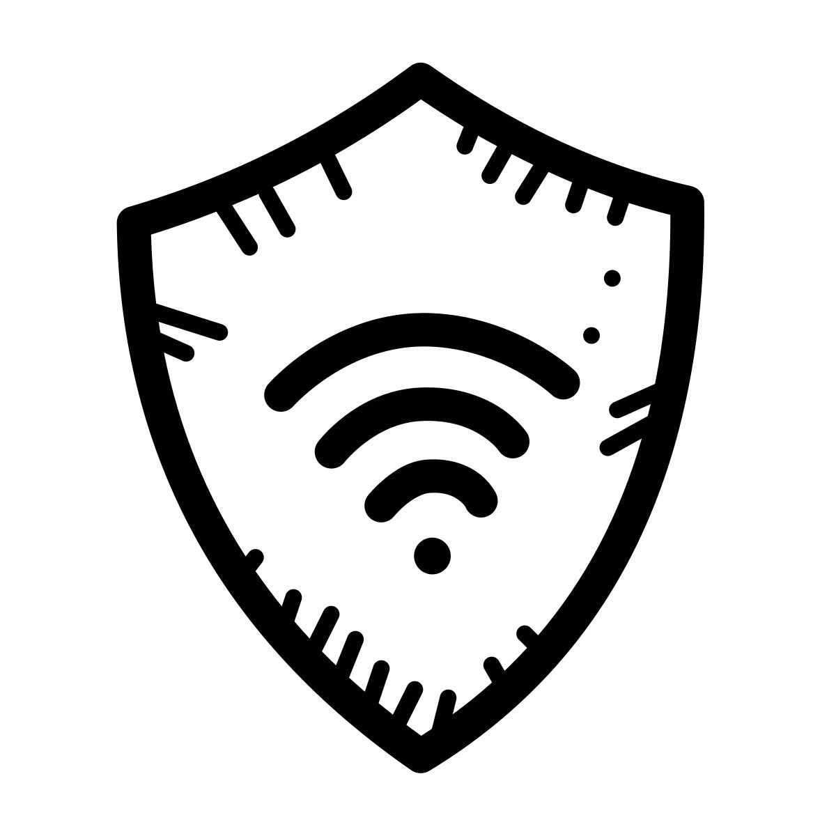 quill style security wi fi icon