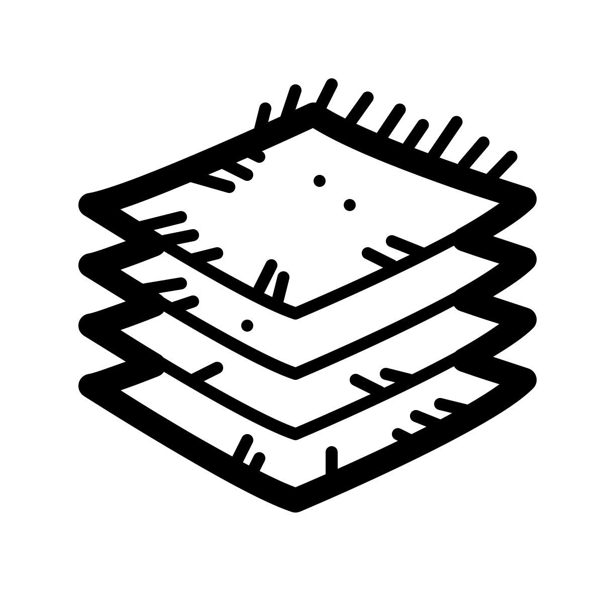 quill style blätter icon