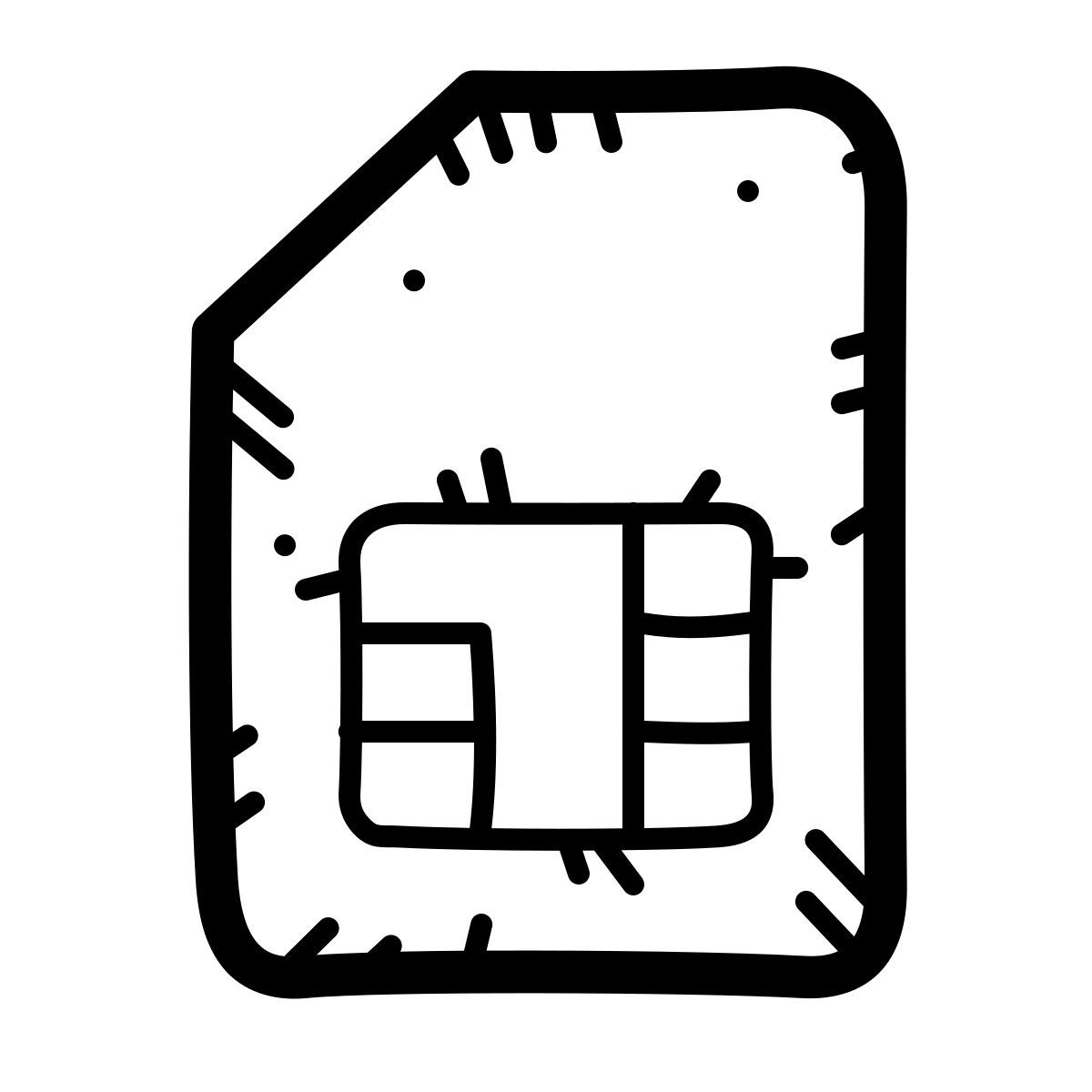 quill style sim卡芯片 icon