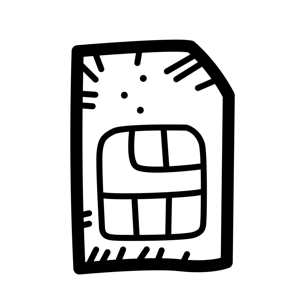 quill style scheda sim icon