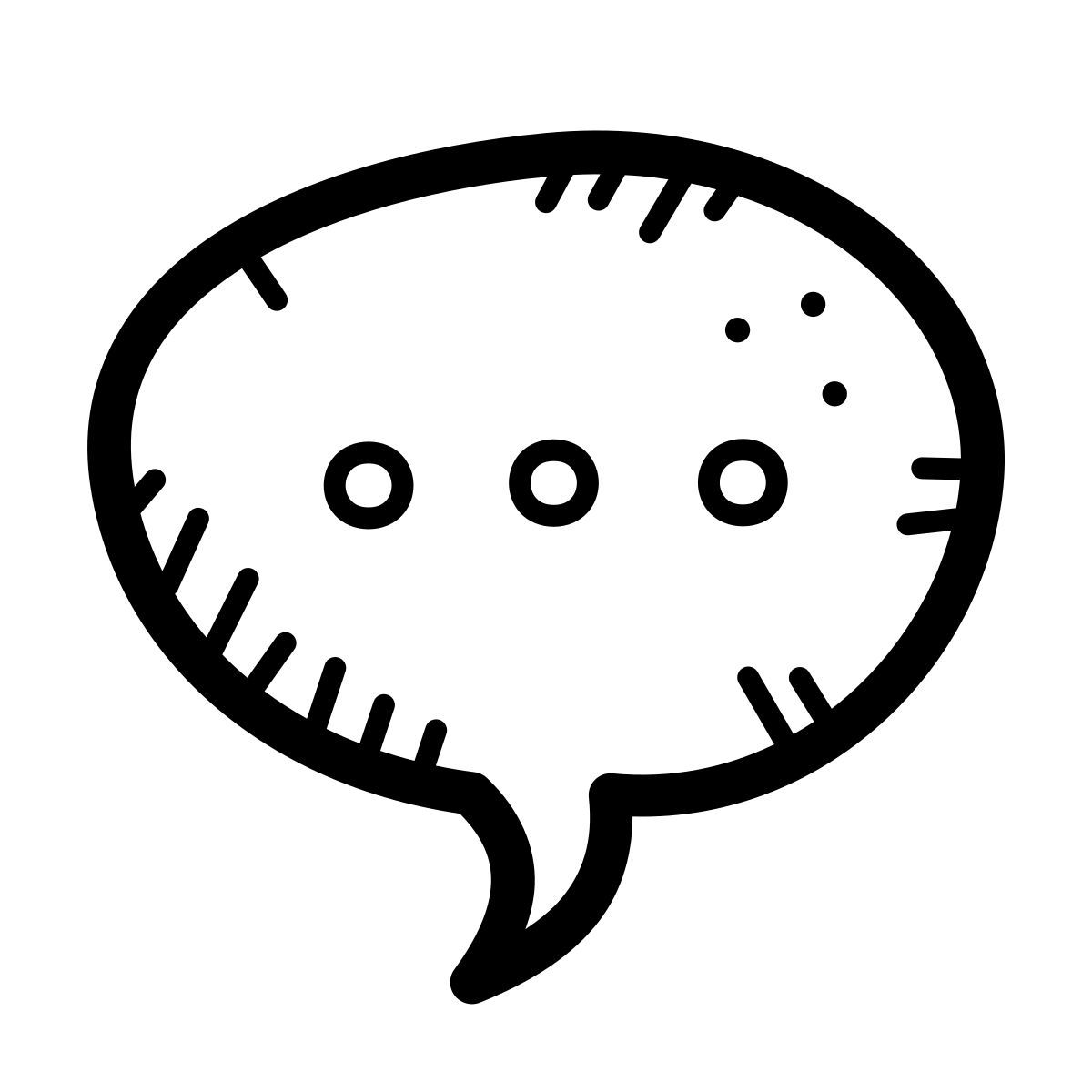 quill style bulle icon