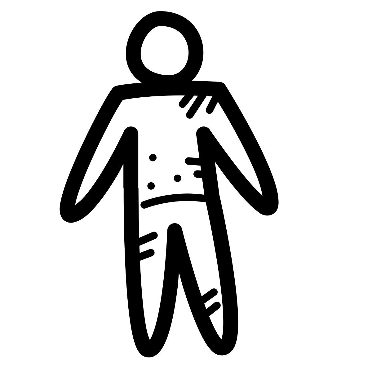 quill style situación del hombre icon