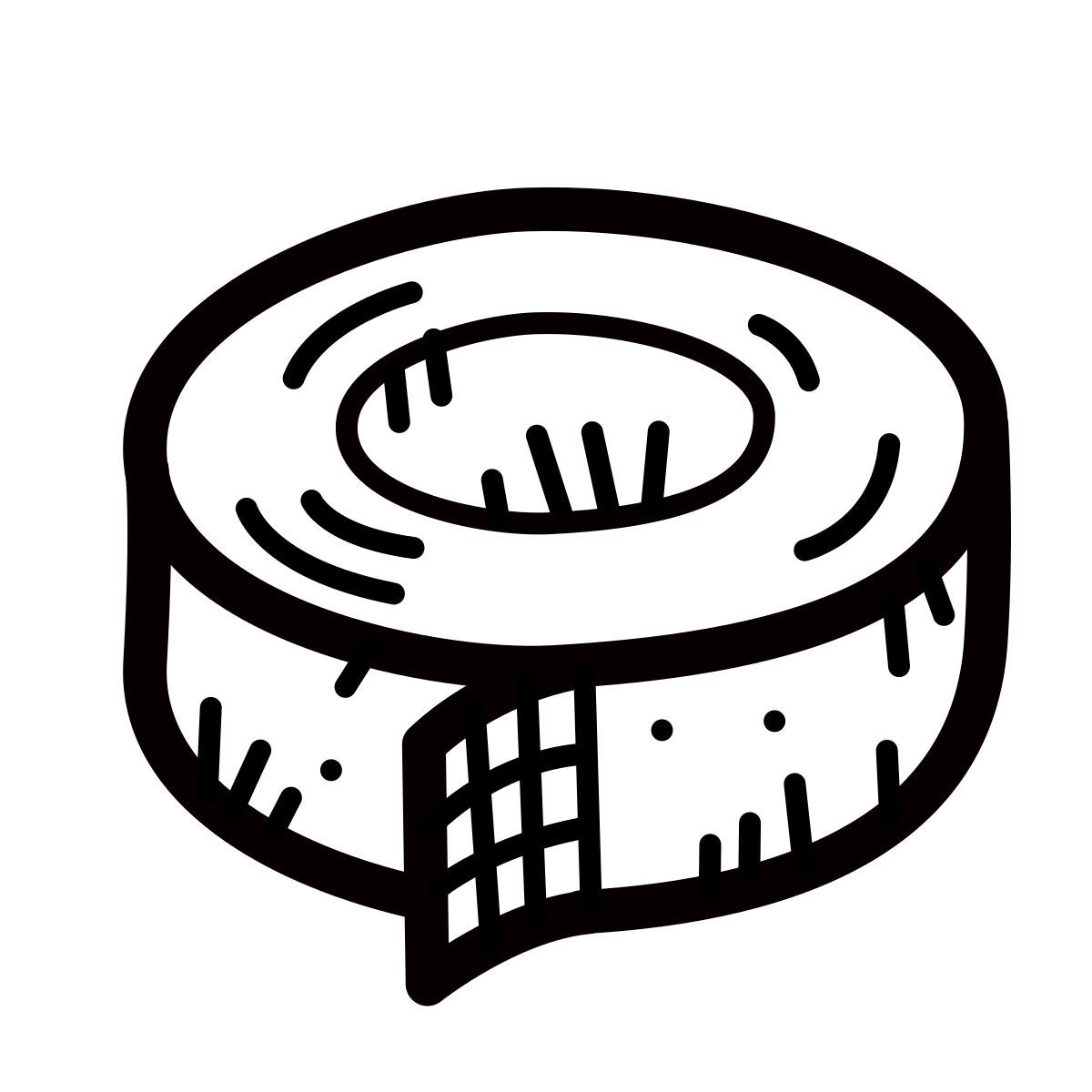 quill style scotch tape icon