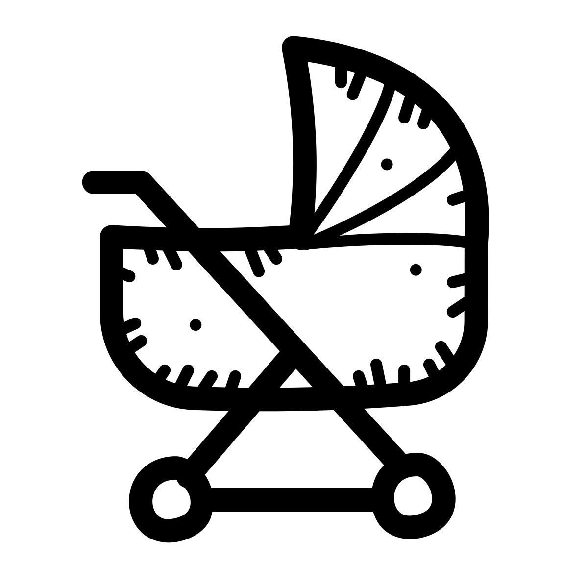 quill style coche de niño icon