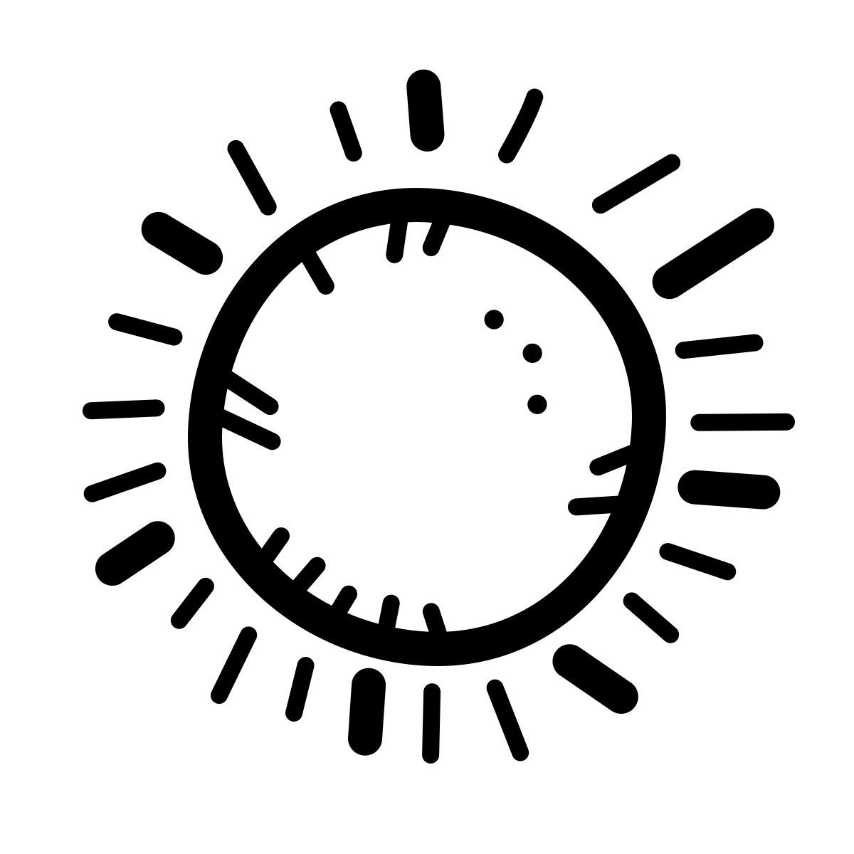 quill style 太阳 icon