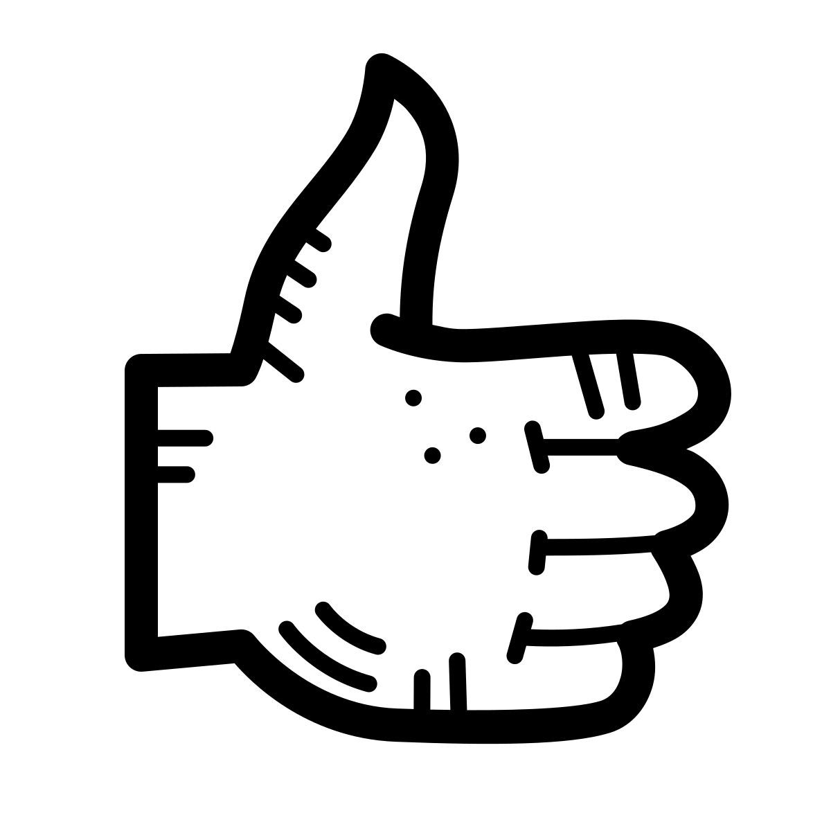 quill style pouce en l'air icon