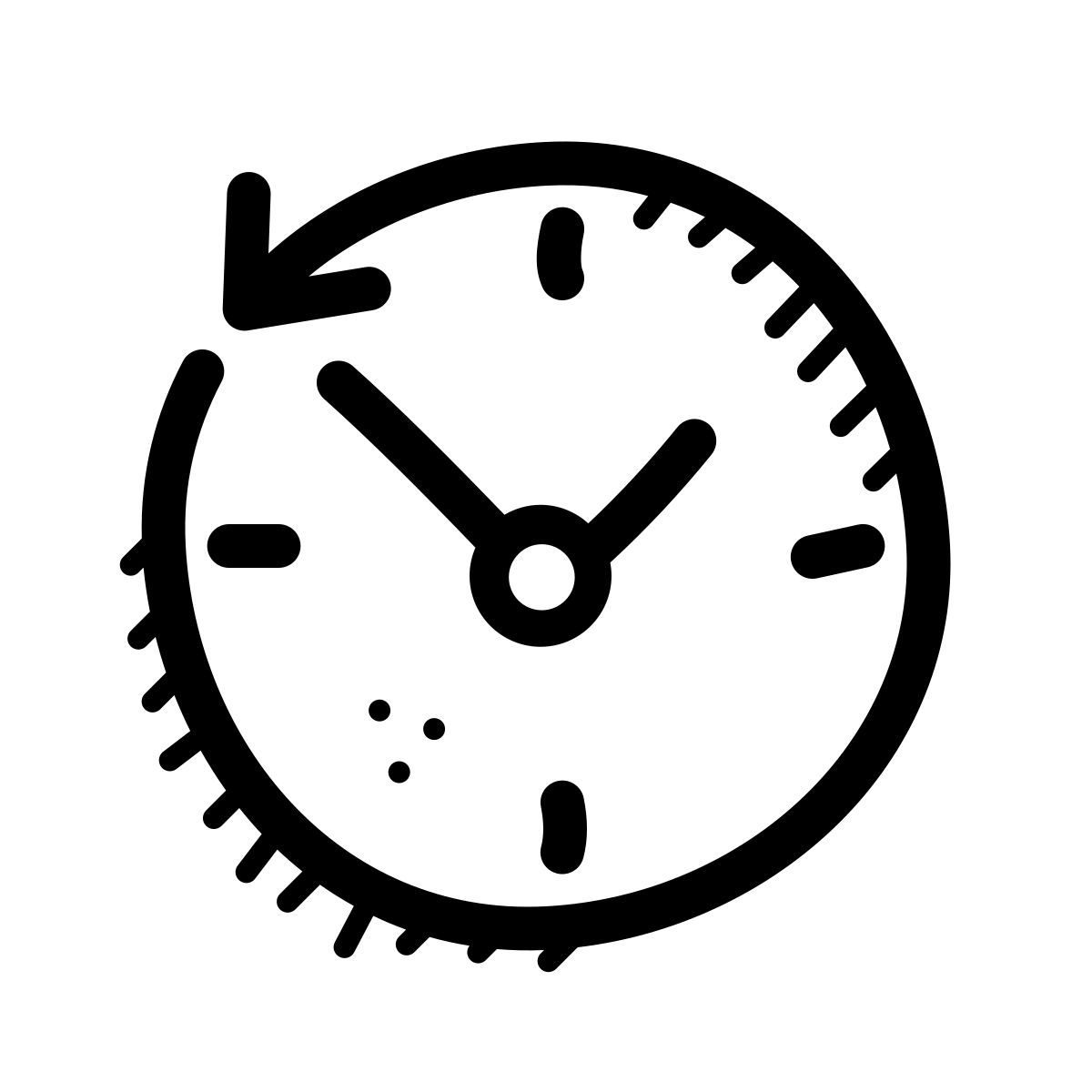 quill style time machine icon