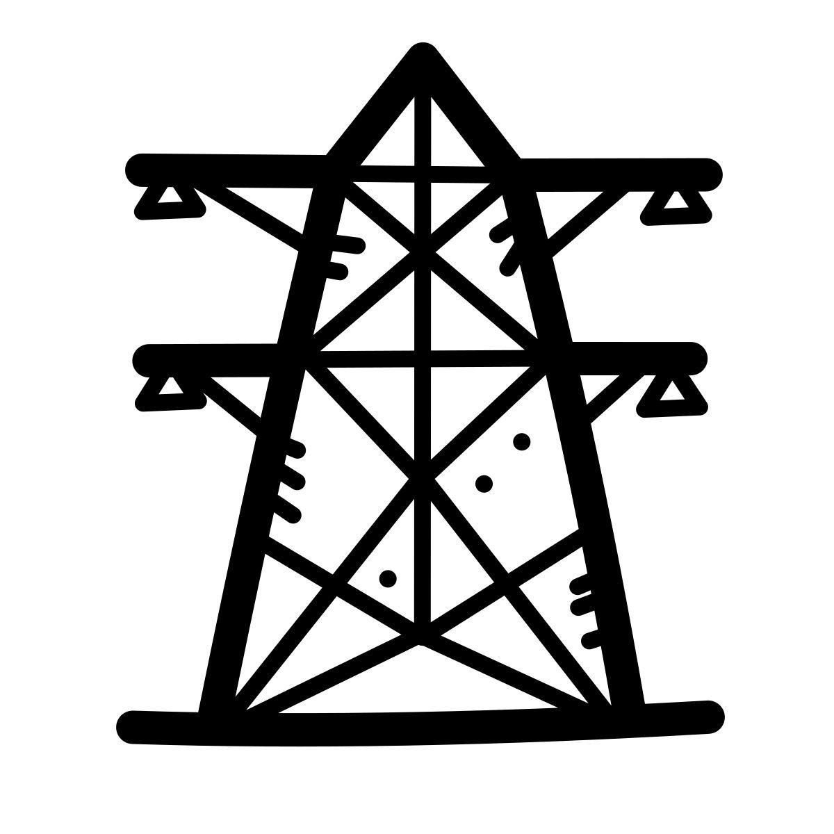 quill style torre eléctrica icon