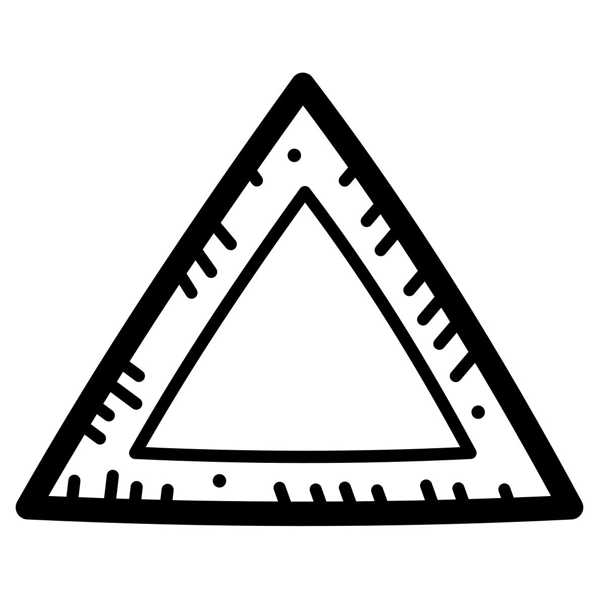 quill style triángulo icon