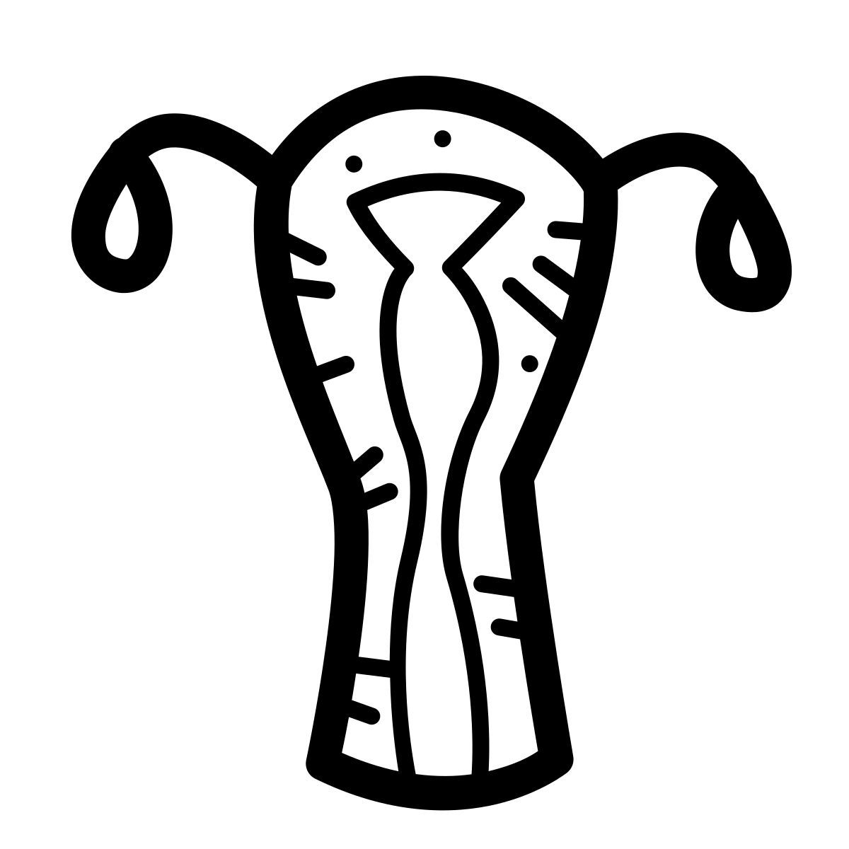 quill style útero icon