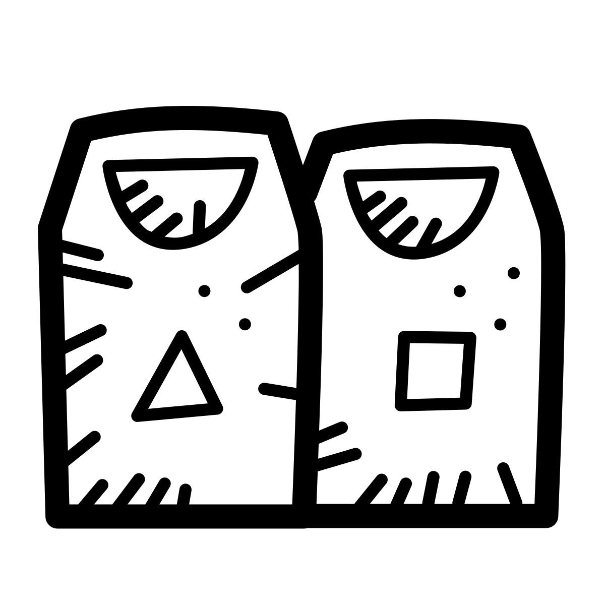 quill style separación de basura icon