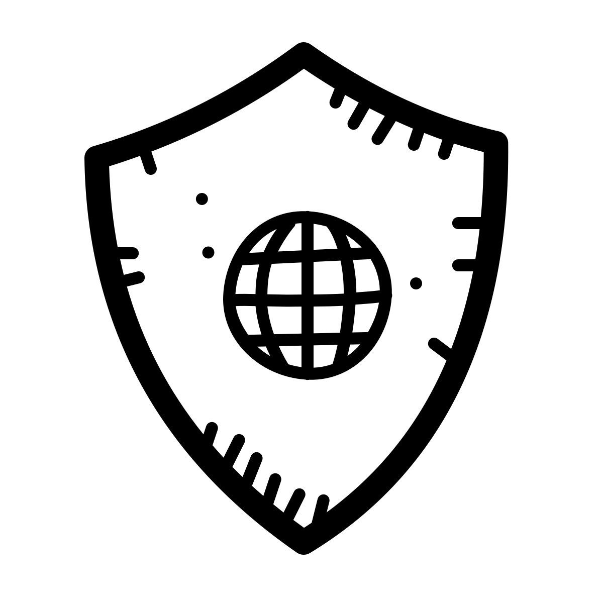 quill style web shield icon
