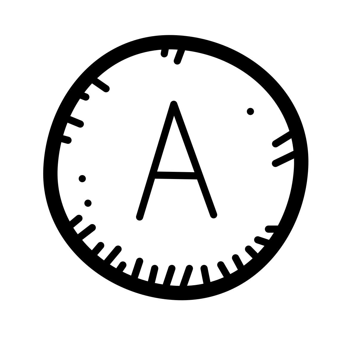 quill style xbox a icon