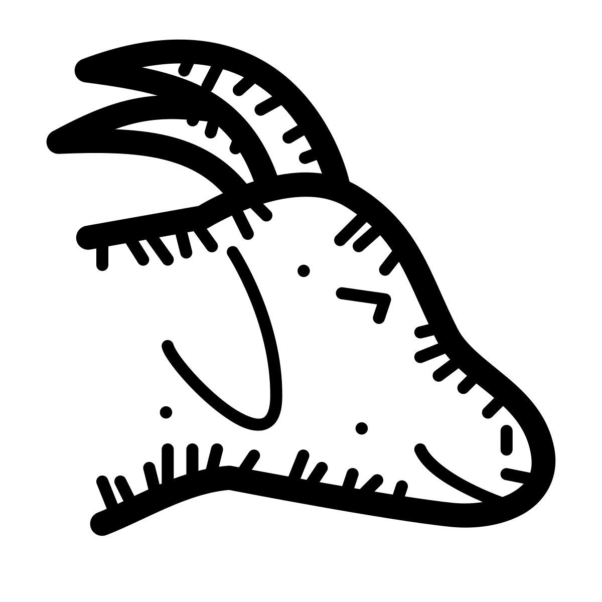 quill style year of goat icon