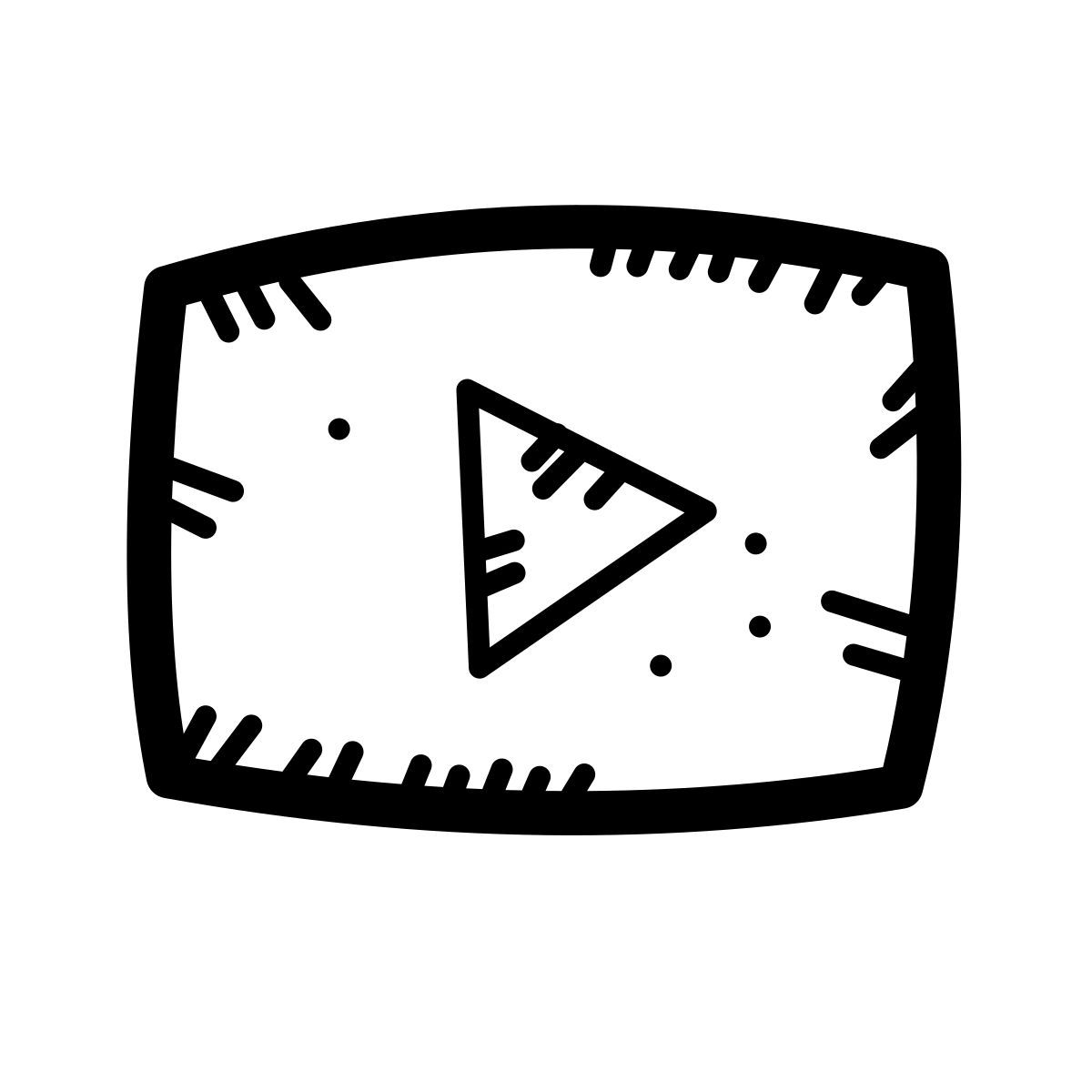 quill style riproduci youtube icon