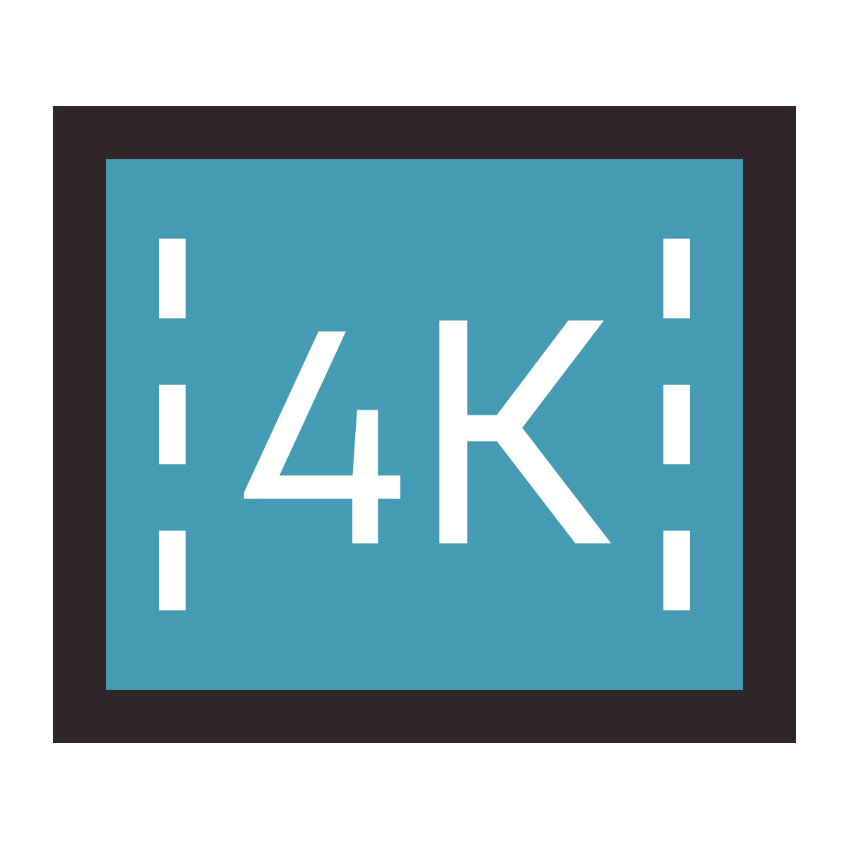 retro style 4k icon