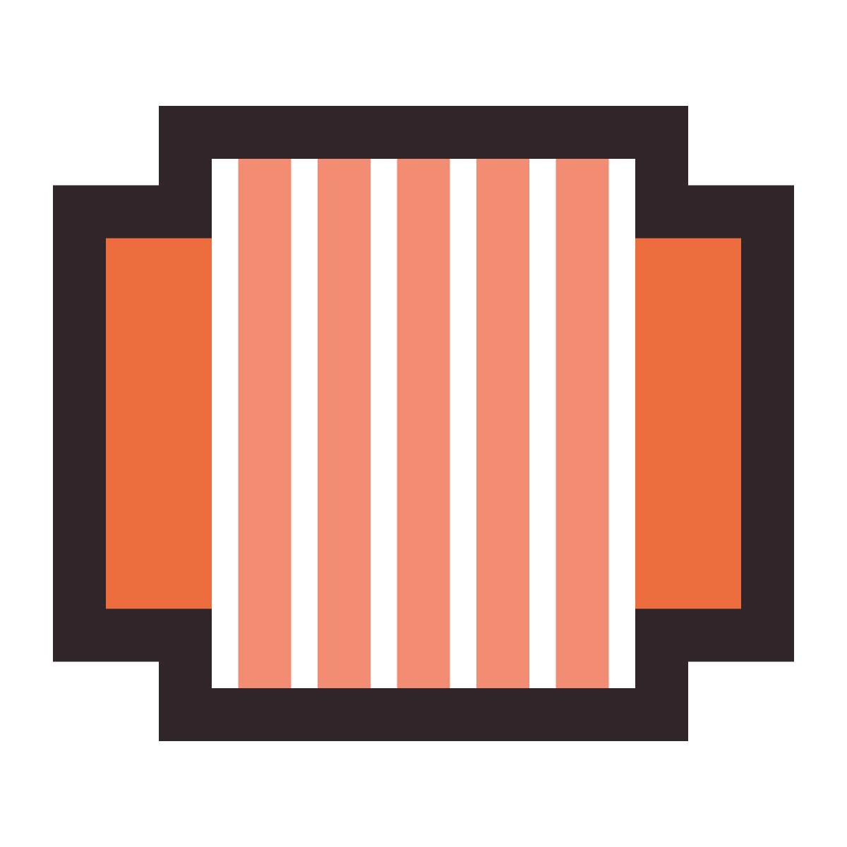 retro style accordion icon