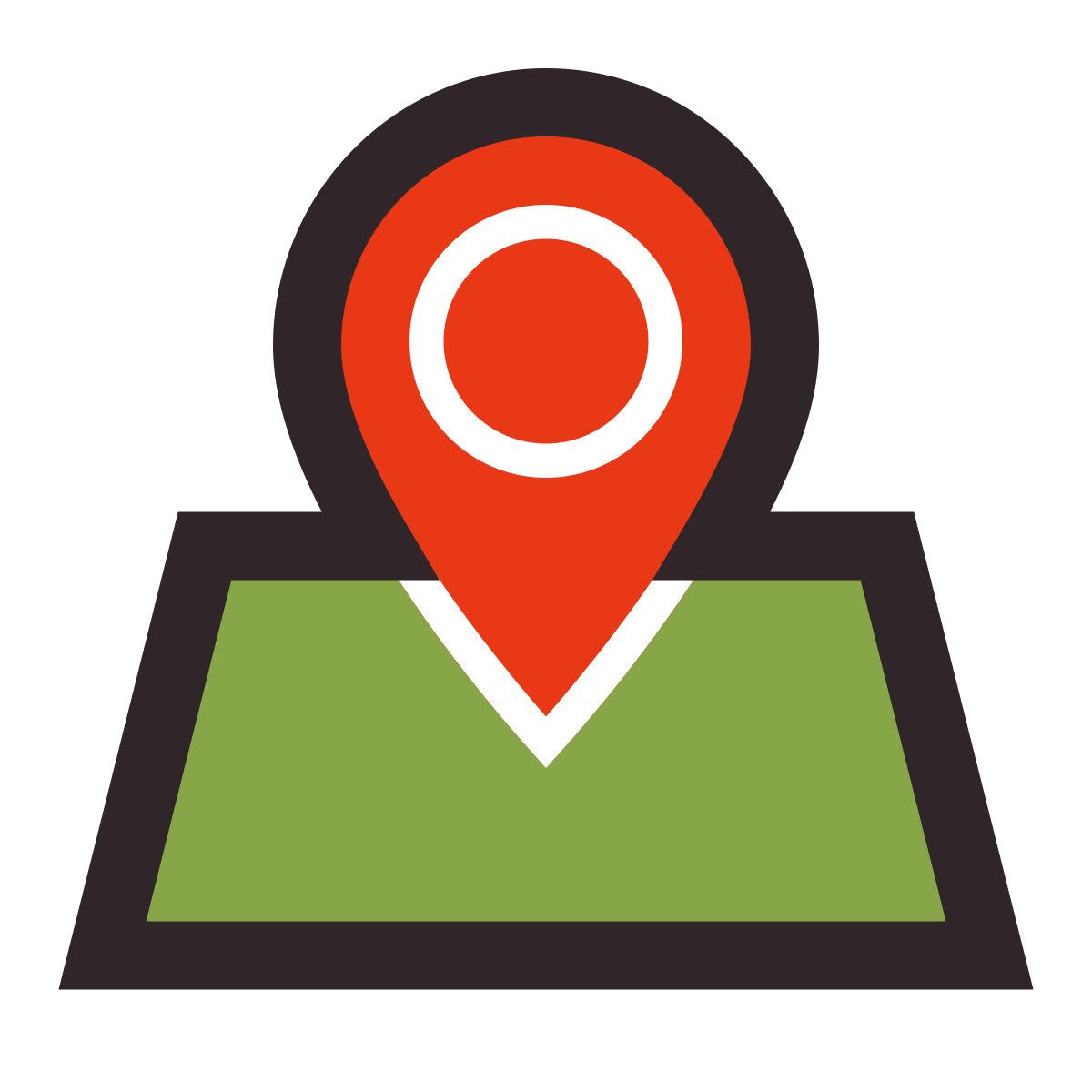 retro style address icon