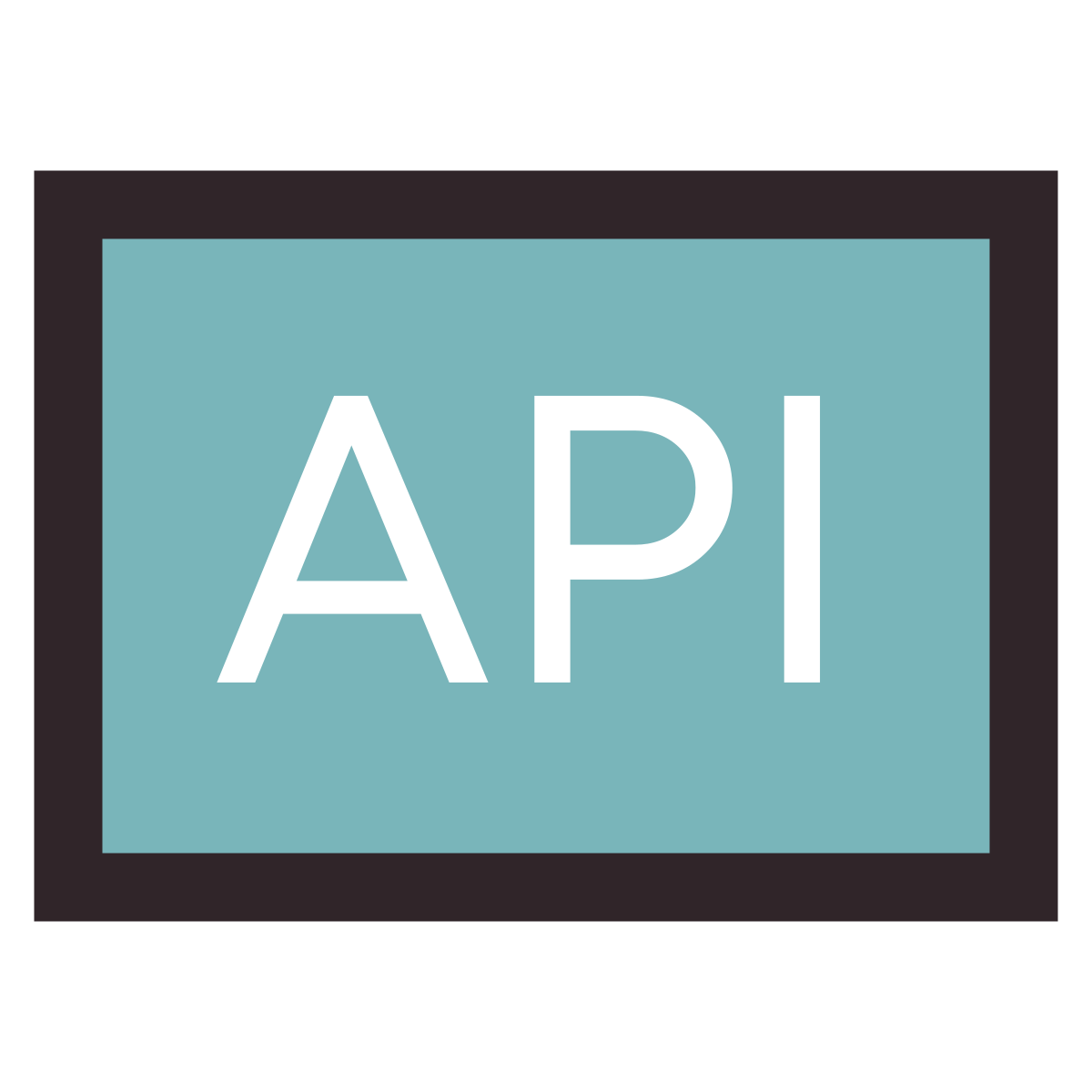 retro style api icon