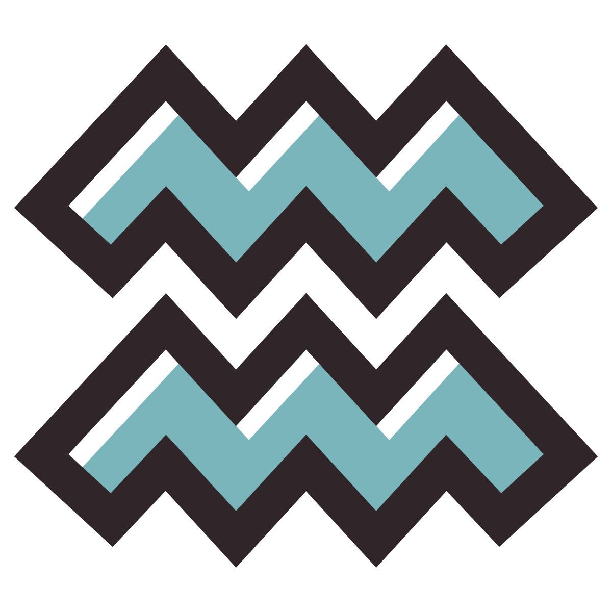 retro style acquario icon