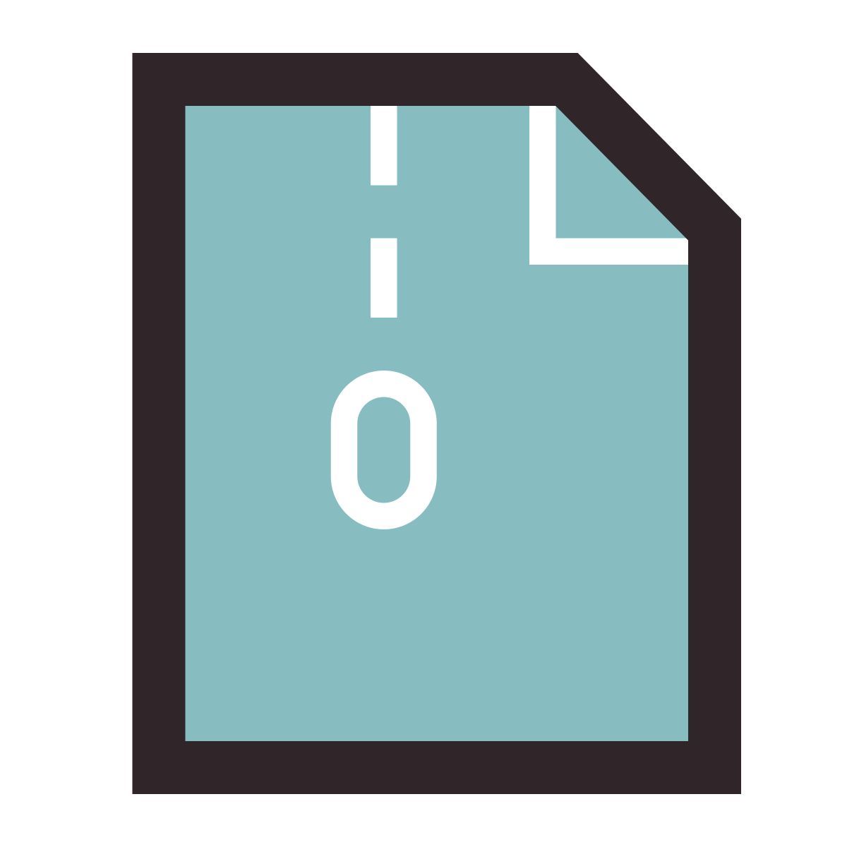 retro style 档案 icon