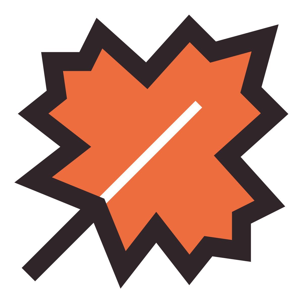 retro style autumn icon