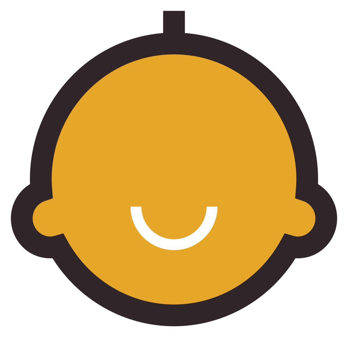 retro style habitación de bebé icon