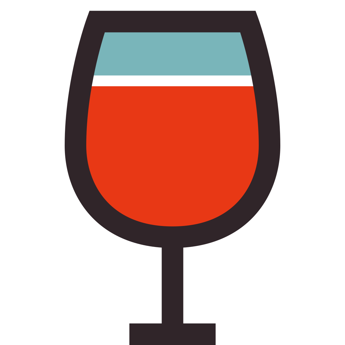 retro style bar icon