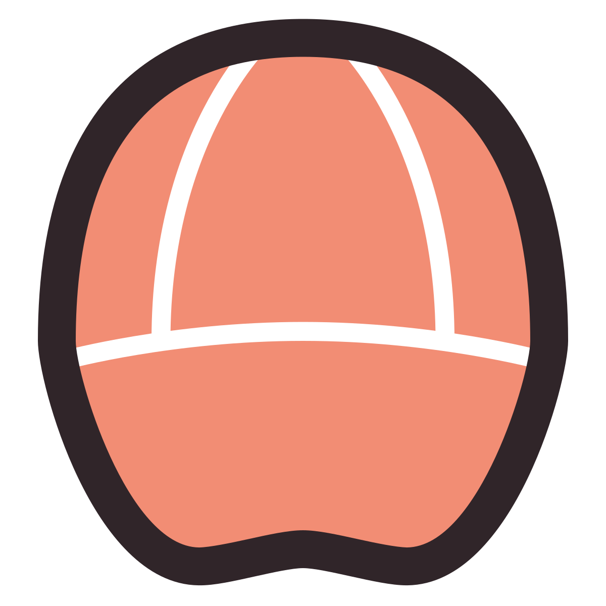 retro style baseball cap icon