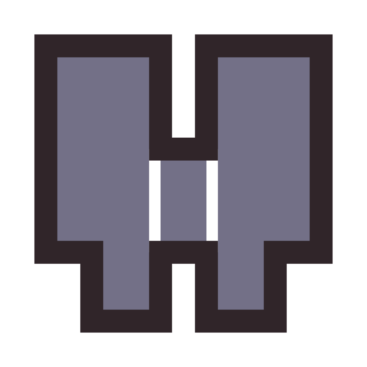 retro style binoculars icon
