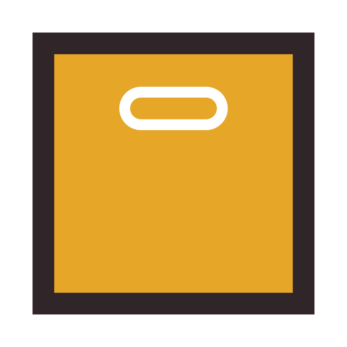 retro style box icon