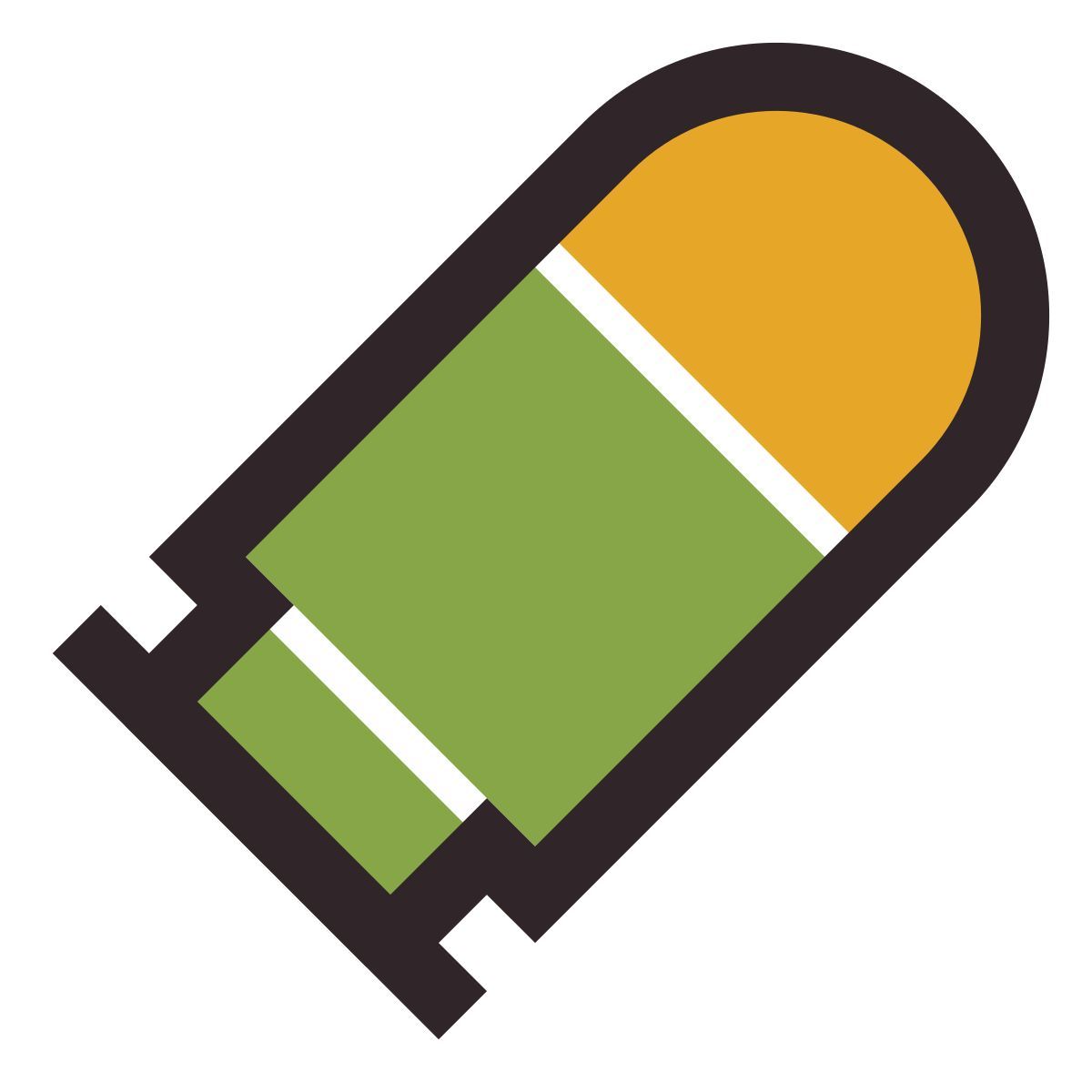retro style bullet icon