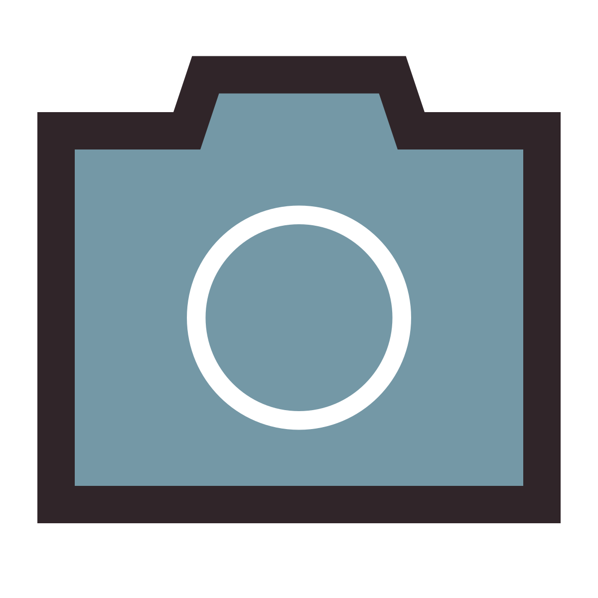 retro style camera icon