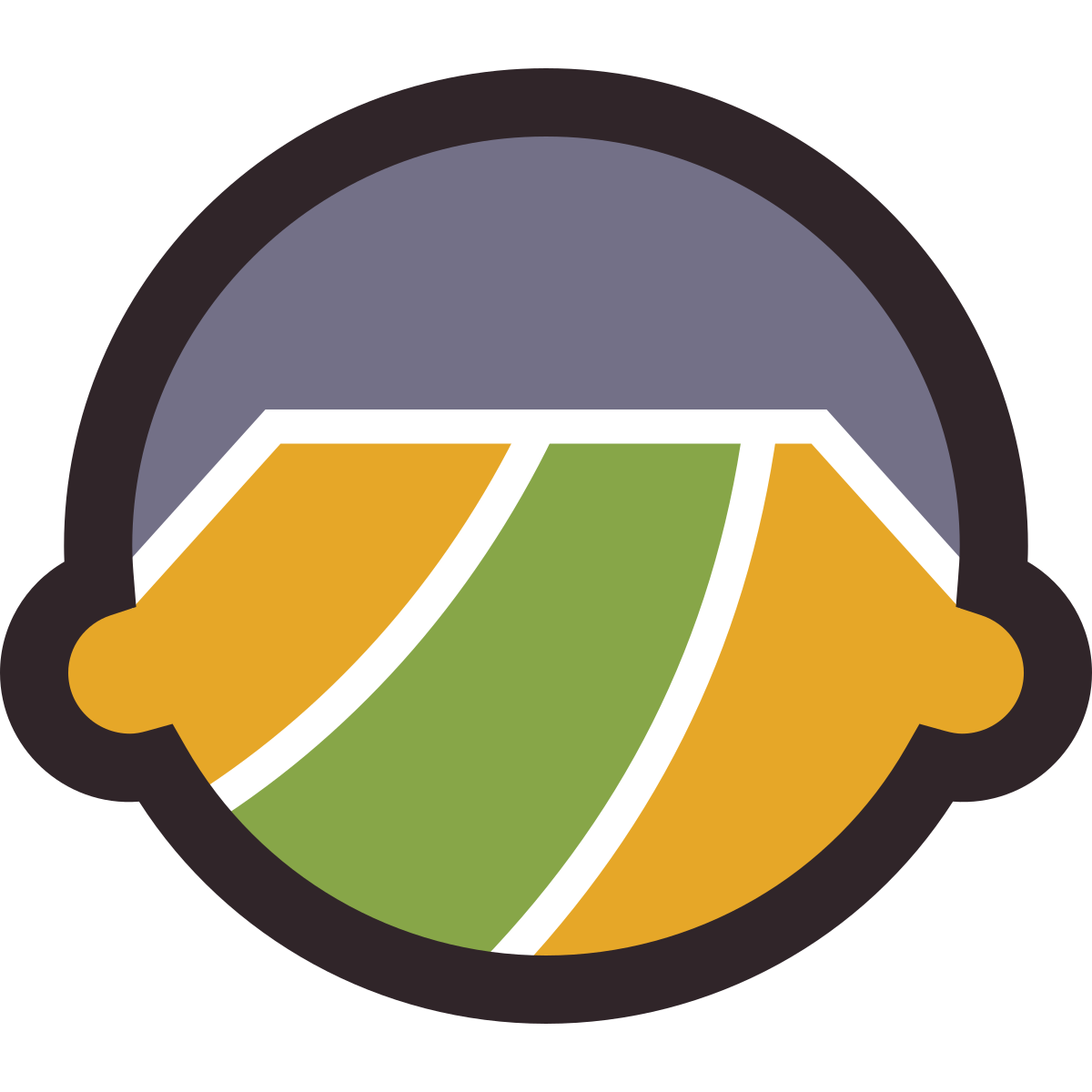 retro style camo cream icon